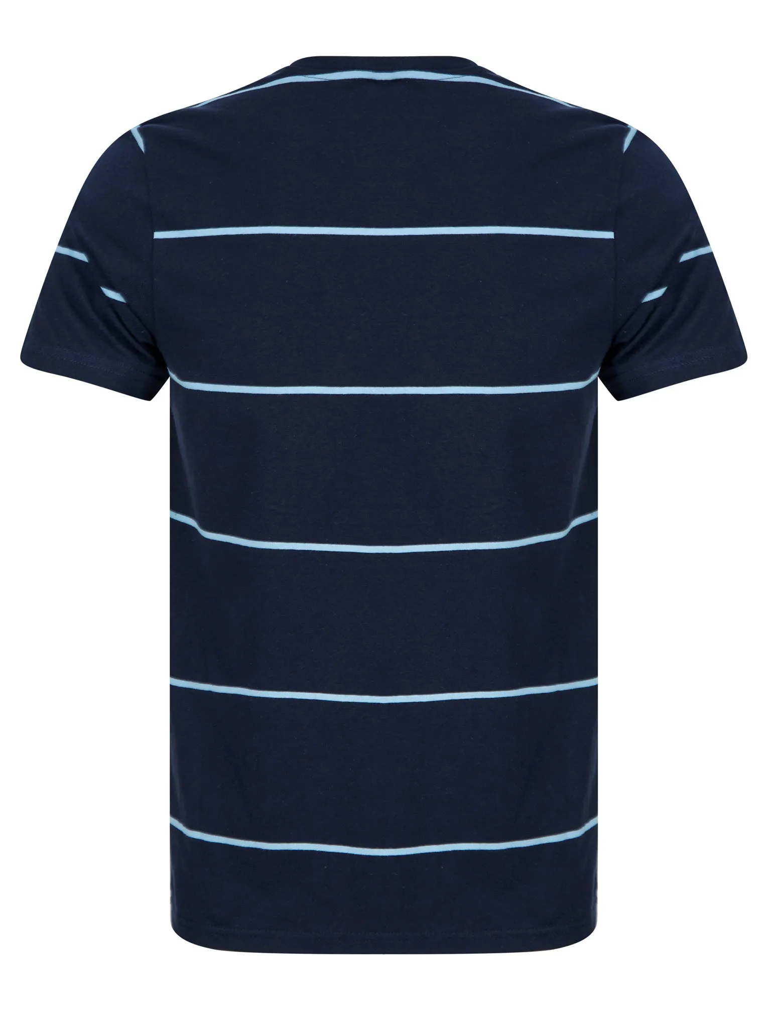 Stones Striped Cotton Jersey T-Shirt in Blue Bell - Kensington Eastside