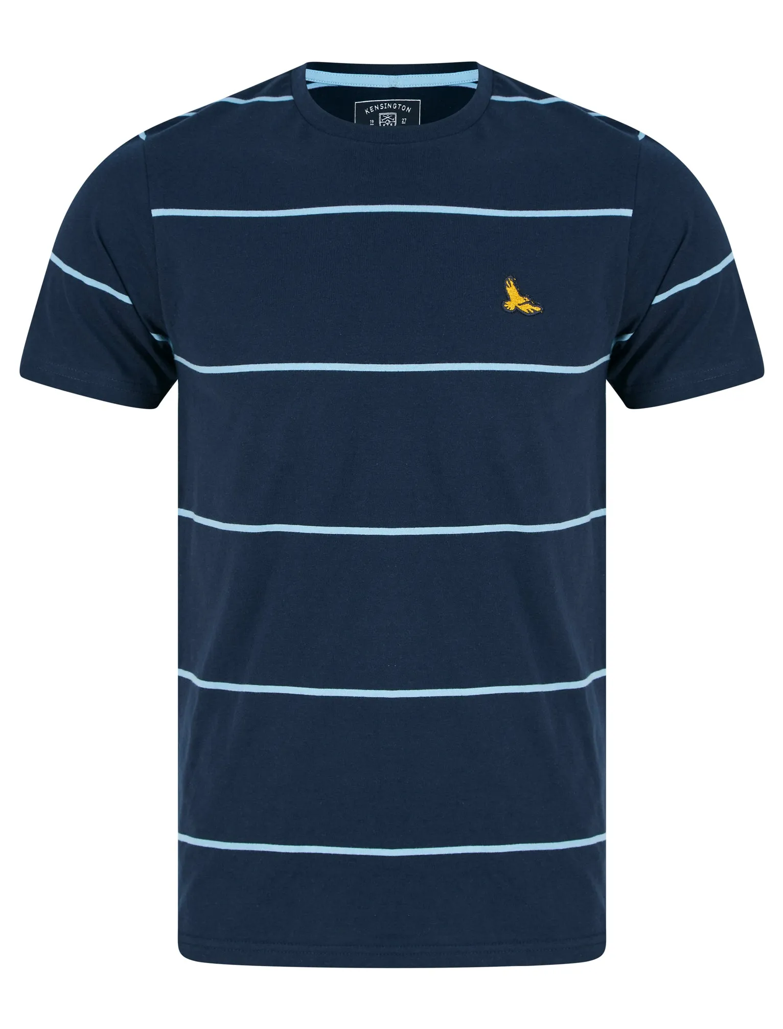 Stones Striped Cotton Jersey T-Shirt in Blue Bell - Kensington Eastside