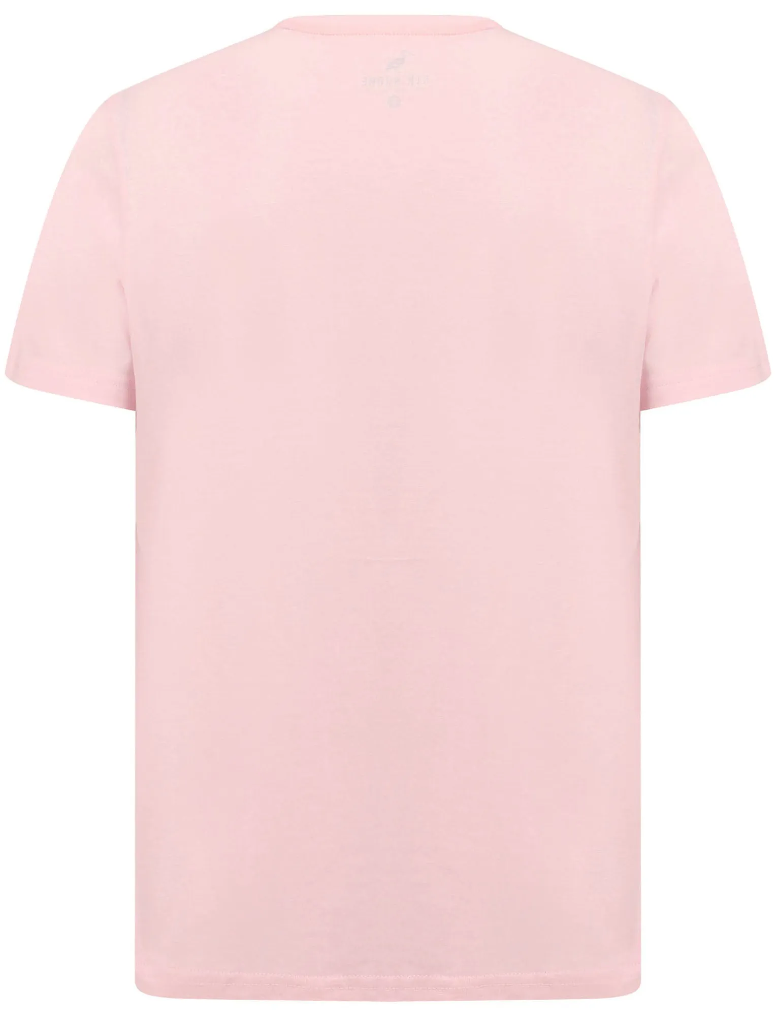 Sunset Bar Motif Cotton Jersey T-Shirt in Blushing Pink - South Shore