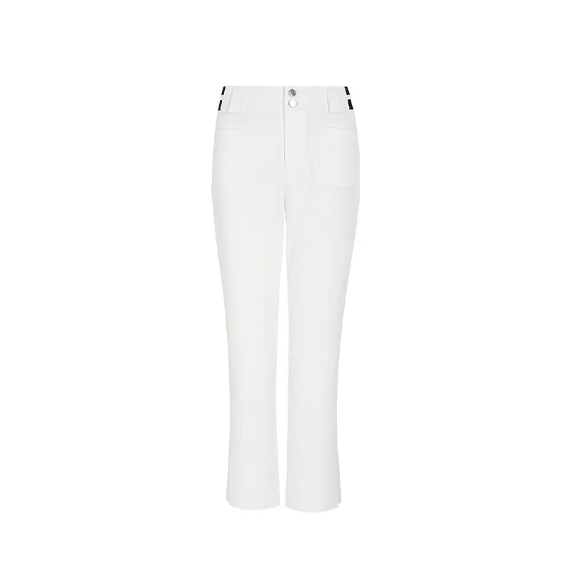 SVG Golf Women's High Waist White Flared Pants