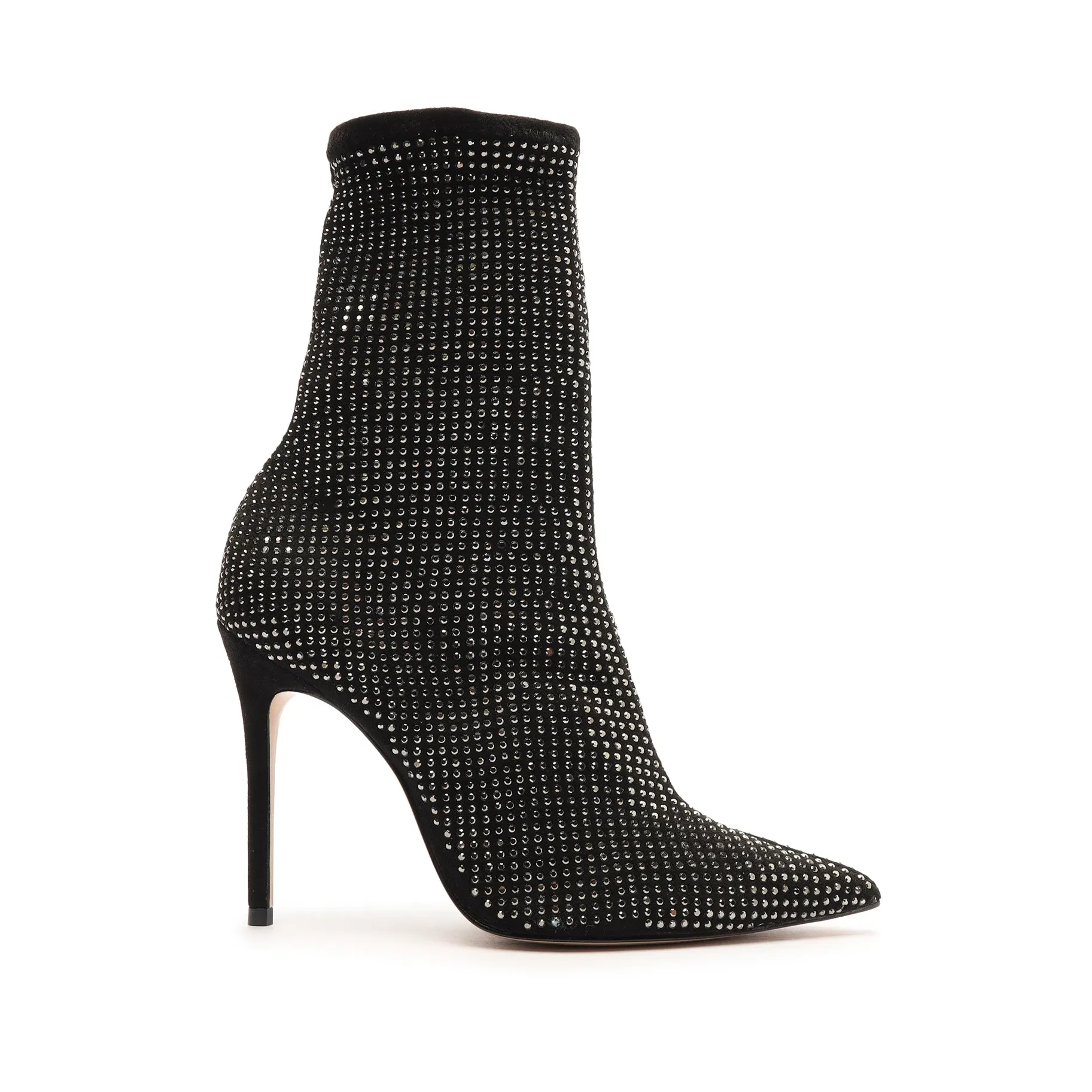 Sybil Suede & Rhinestones Bootie