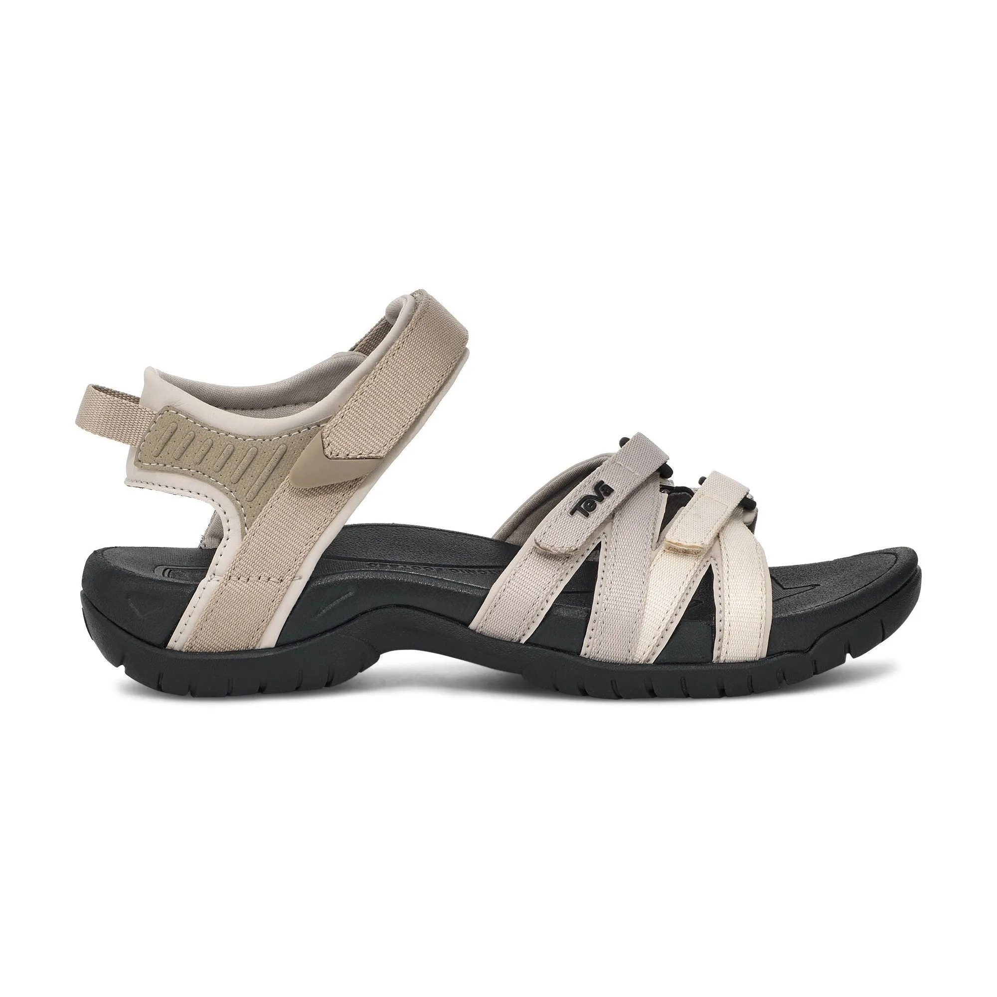 Teva Tirra Ladies Black/Birch Multi Vegan Touch Fastening Sandals