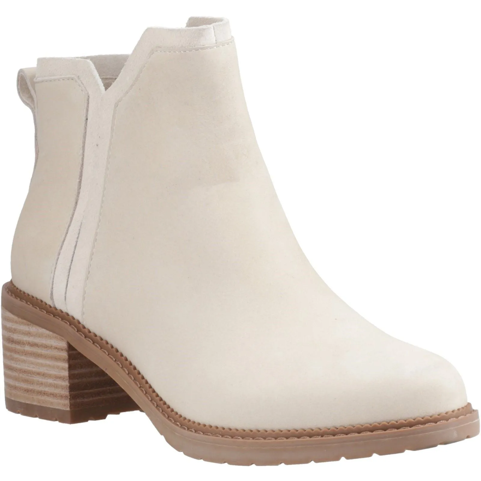 TOMS Hailey Leather Women's Beige Boots