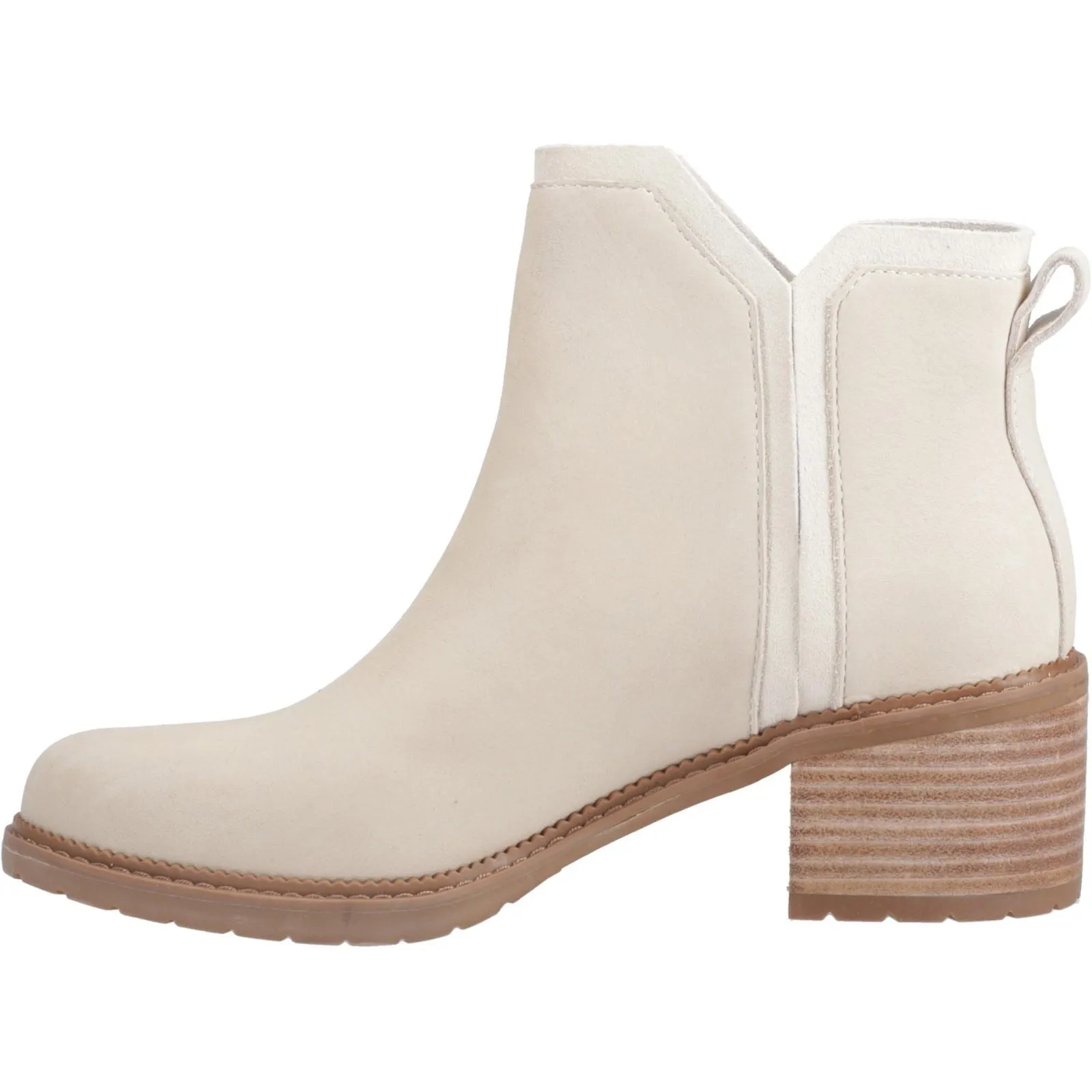 TOMS Hailey Leather Women's Beige Boots