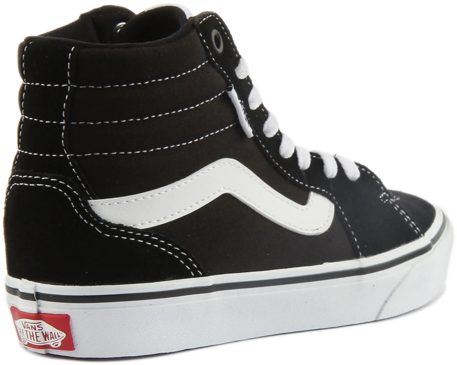 Vans Filmore High Top In Black White For Women