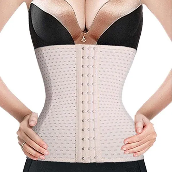 Ventilate Waist Trainers Hole Latex Waist Cincher