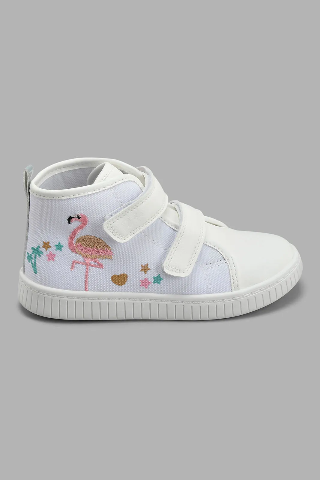 White Swan High Neck Sneaker