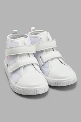 White Swan High Neck Sneaker