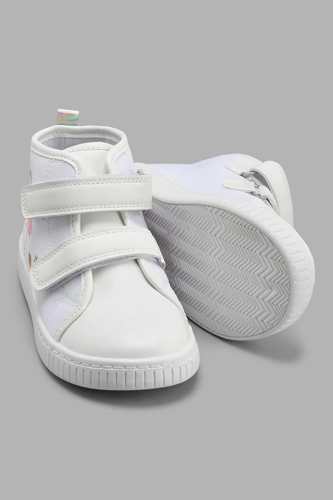 White Swan High Neck Sneaker