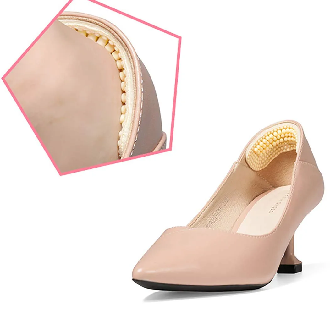 Women High Heel Pads 4D Non-slip Massage Shoe Pads Shoe Heel Cushions