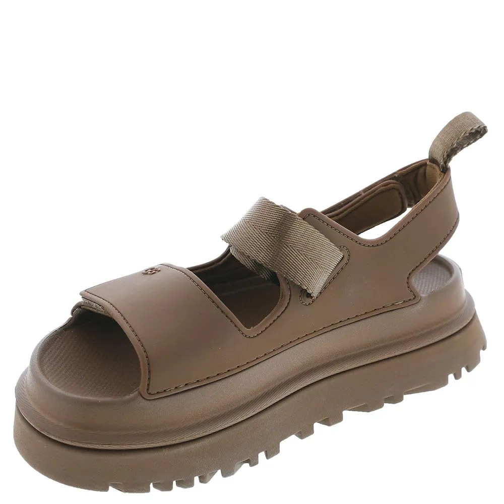 Women's Shoes UGG GOLDENGLOW Platform Sandals 1152685 BROWN