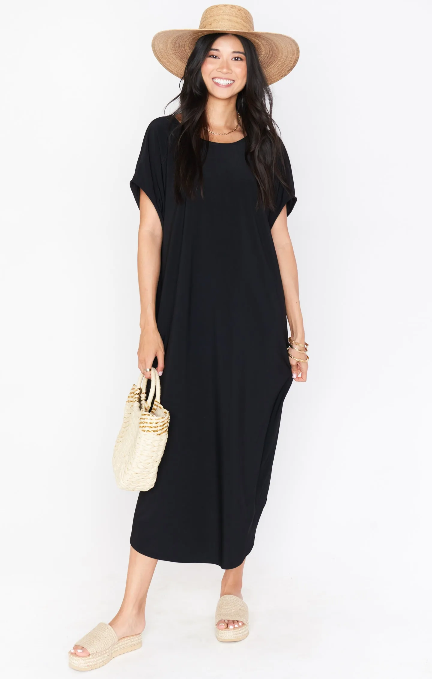 Worldly Caftan ~ Black